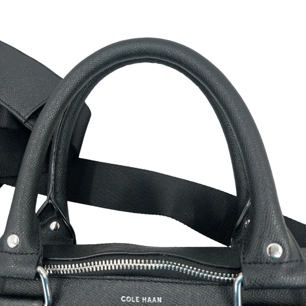 Cole Haan x American Airlines Pebbled Leather‎ Slim Brief Case Laptop Bag